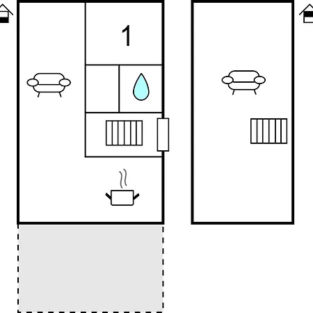 1 Bedroom Awesome In Holiday home